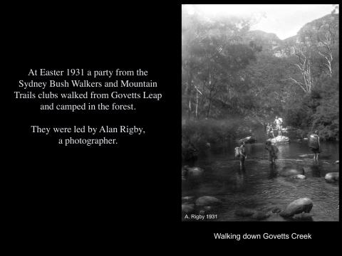 1931 Sydney Bush Walkers and Trails clubs